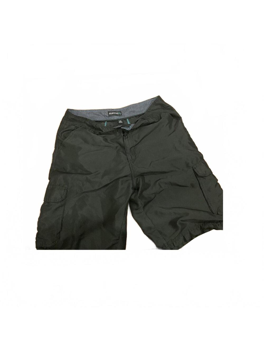 Burnside Black Cargo Shorts Size 36-108